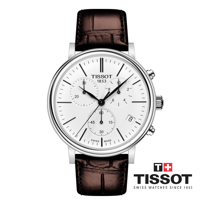 ĐỒNG HỒ NAM TISSOT CARSON PREMIUM CHRONOGRAPH T122.417.16.011.00 CHÍNH HÃNG